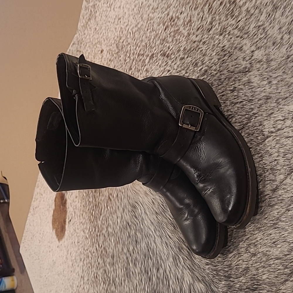 Womens Frye Moto Boot